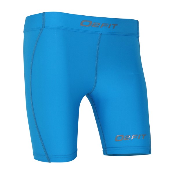 o2fit Womens Compression Shorts - Blue