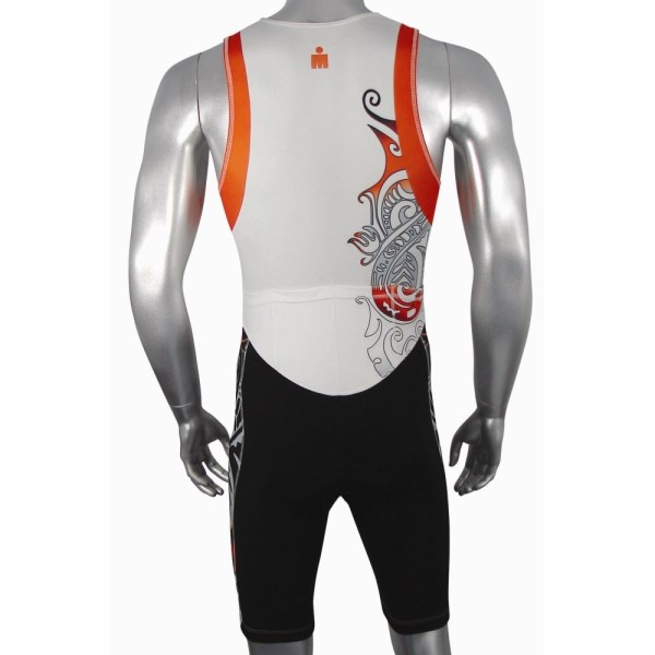 Ironman Mens Tri Suit - White/Orange