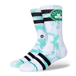 Stance Boston Celtics Dyed NBA Basketball Socks - White/Green