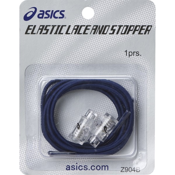 Asics Elastic Lace And Stopper - Navy