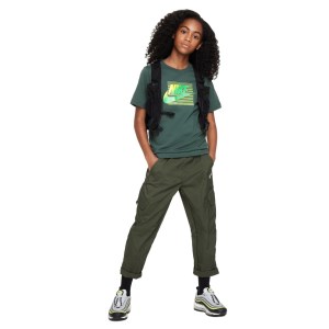 Nike Futura Retro Kids T-Shirt - Vintage Green