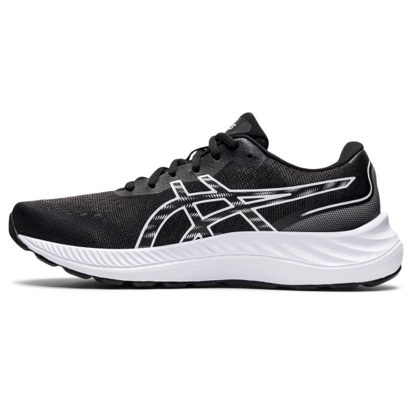 Asics Gel Excite 9 - Womens Running Shoes - Black/White | Sportitude