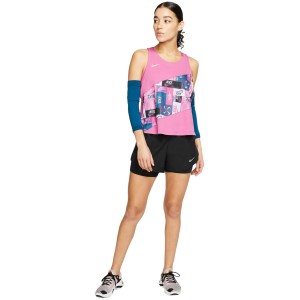 Nike Icon Clash Womens Running Tank Top - Cosmic Fuchsia