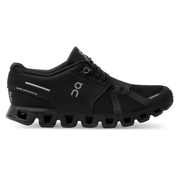 On Cloud 5 - Womens Running Shoes - All Black