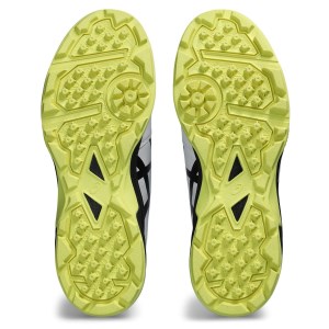 Asics Gel Peake 2 - Mens Cricket Shoes - White/Glow Yellow