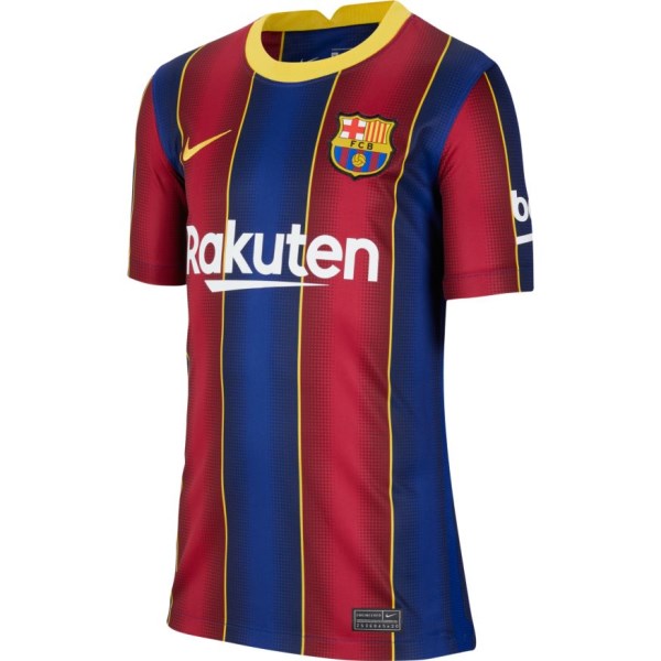 Nike FC Barcelona 2020/21 Stadium Home Kids Soccer Jersey - Deep Royal Blue/Varsity Maize