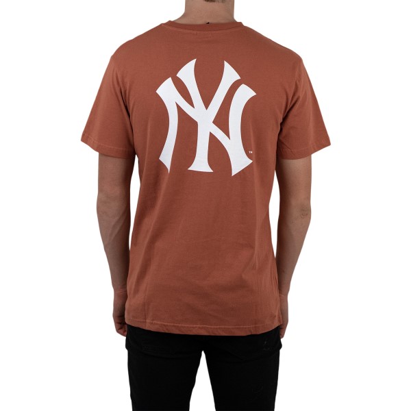 Majestic New York Yankees Jeaner Mens Baseball T-Shirt - Redwood