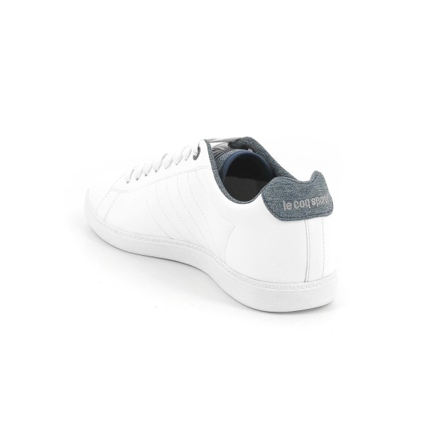 Le Coq Sportif Courtcraft - Mens Casual Shoes - Optical White/Dress Blue