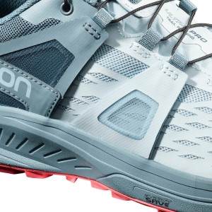 Salomon Ultra Pro - Womens Trail Running Shoes - Cashmere Blue/Bluestone/Dubarry
