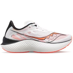 Saucony Endorphin Pro 3 - Mens Road Racing Shoes - White/Black/Vizired