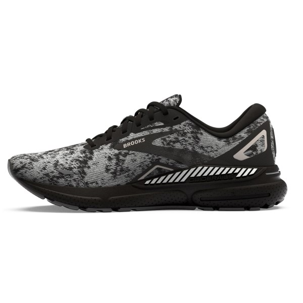 Brooks Adrenaline GTS 23 Knit - Mens Running Shoes - White/Grey/Black