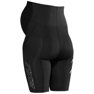 2XU Prenatal Active Compression Shorts - Black/Silver