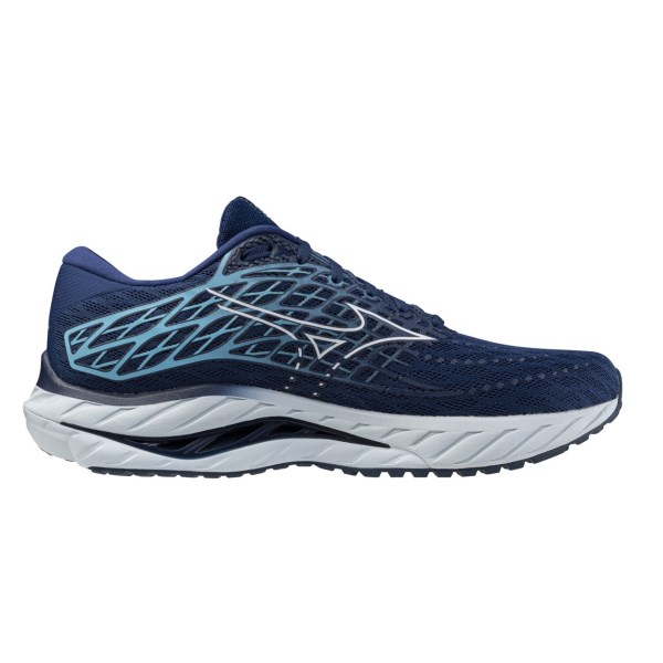 Mizuno Wave Inspire 20 - Mens Running Shoes - Estate Blue/White/River Blue