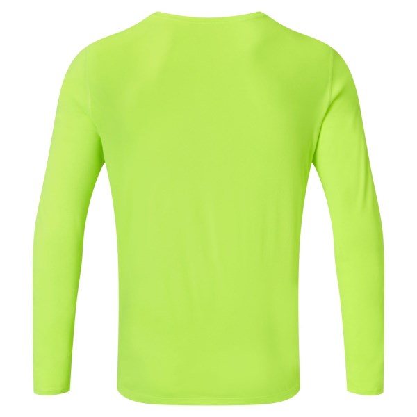 Ronhill Core Mens Long Sleeve Running T-Shirt - Fluo Yellow/Black