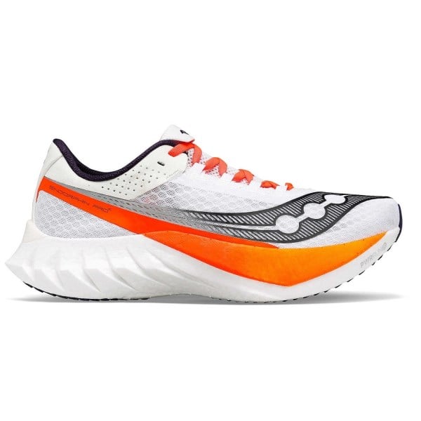 Saucony Endorphin Pro 4 - Mens Road Racing Shoes - White/Black