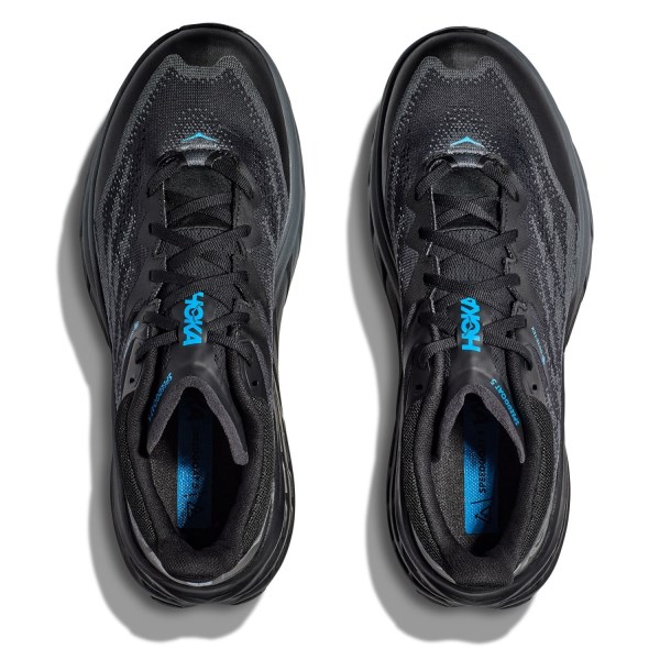 Hoka Speedgoat 5 GTX - Mens Trail Running Shoes - Black/Black