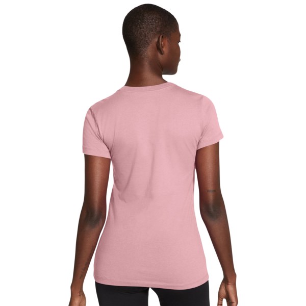 Nike Sportswear Just Do It Womens T-Shirt - Pink Glaze/Black