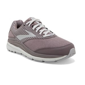 Brooks Addiction Walker 2 Suede - Womens Walking Shoes - Shark/Alloy/Oyster