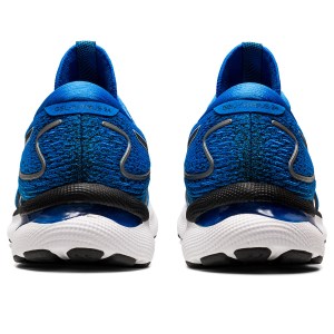 Asics Gel Nimbus 24 - Mens Running Shoes - Electric Blue/Piedmont Grey