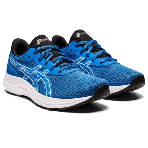Asics Gel Excite 9 GS - Kids Running Shoes - Electric Blue/White