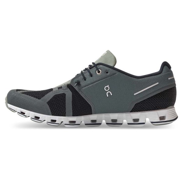 On Cloud - Mens Running Shoes - Lead/Black