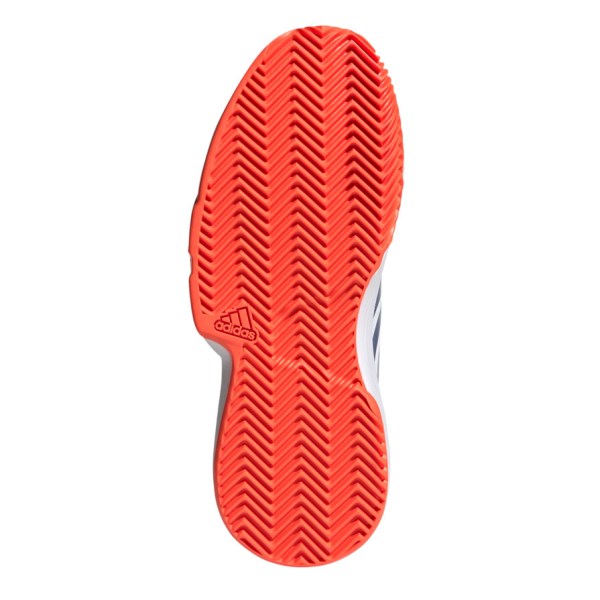 Adidas CourtJam XJ - Kids Tennis Shoes - Footwear White/Collegiate Royal/Solar Red