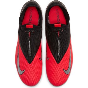 Nike Phantom VSN 2 Academy DF FG/MG - Mens Football Boots - Laser Crimson/Metallic Silver/Black