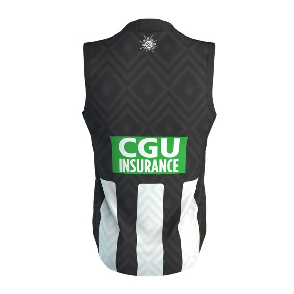 ISC Collingwood Magpies Mens Indigenous Guernsey 2020 - Black/White