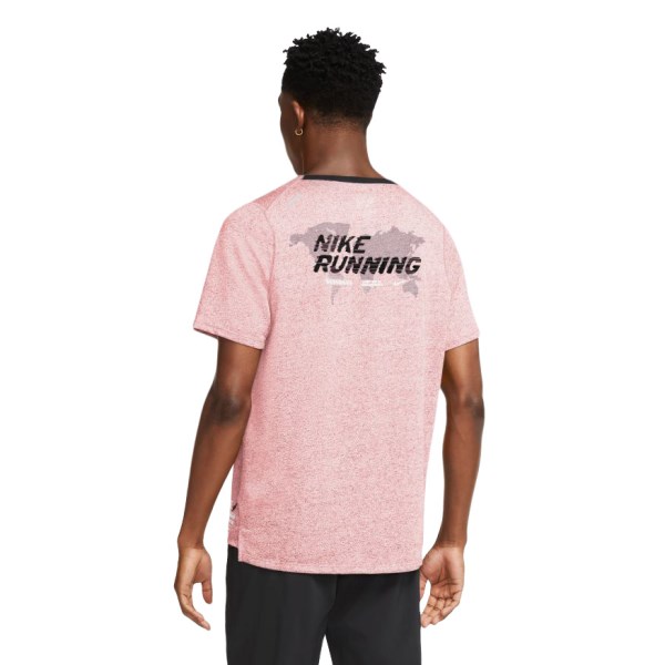 Nike Dri-Fit Rise 365 Future Fast Mens Running T-Shirt - Multi-Colour/Black