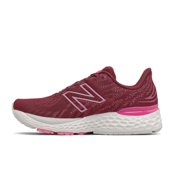 New Balance Fresh Foam 880v11 - Womens Running Shoes - Garnet/Pink Glo