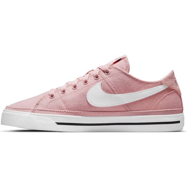 Nike Court Legacy Canvas - Womens Sneakers - Pink Glaze/White/Black/Team Orange