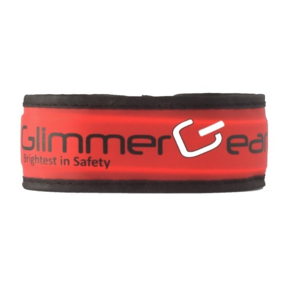 Glimmer Gear LED High Visibility Slap Band - Red