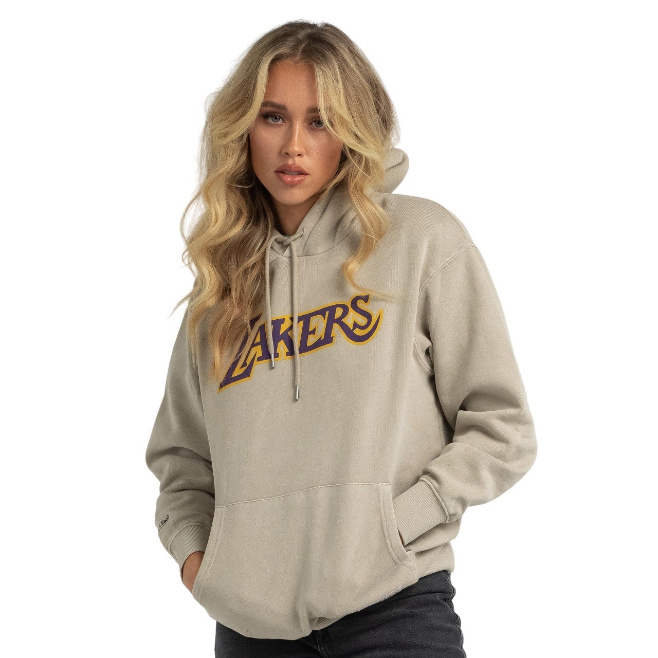 Men's Clothing Mitchell & Ness NBA Team Logo Hoodie Upd Los Angeles Lakers  Black