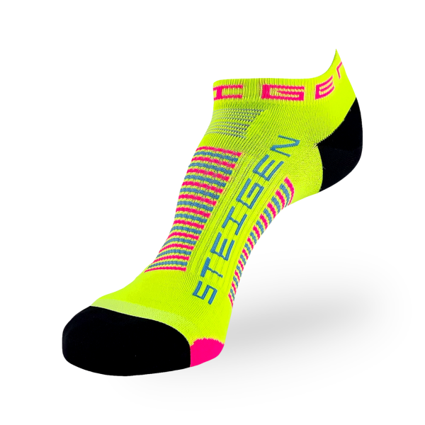 Steigen Zero Length Running Socks - Sherbet Yellow
