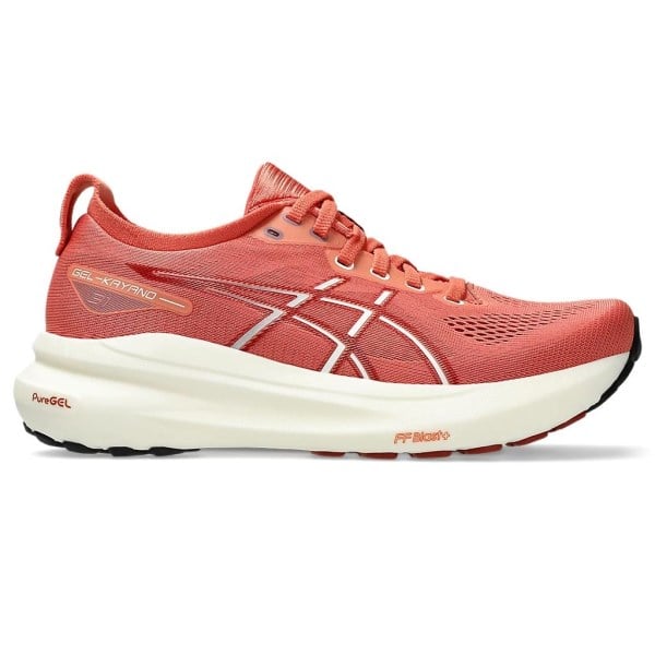 Asics Gel Kayano 31 - Womens Running Shoes - Desert Red/White