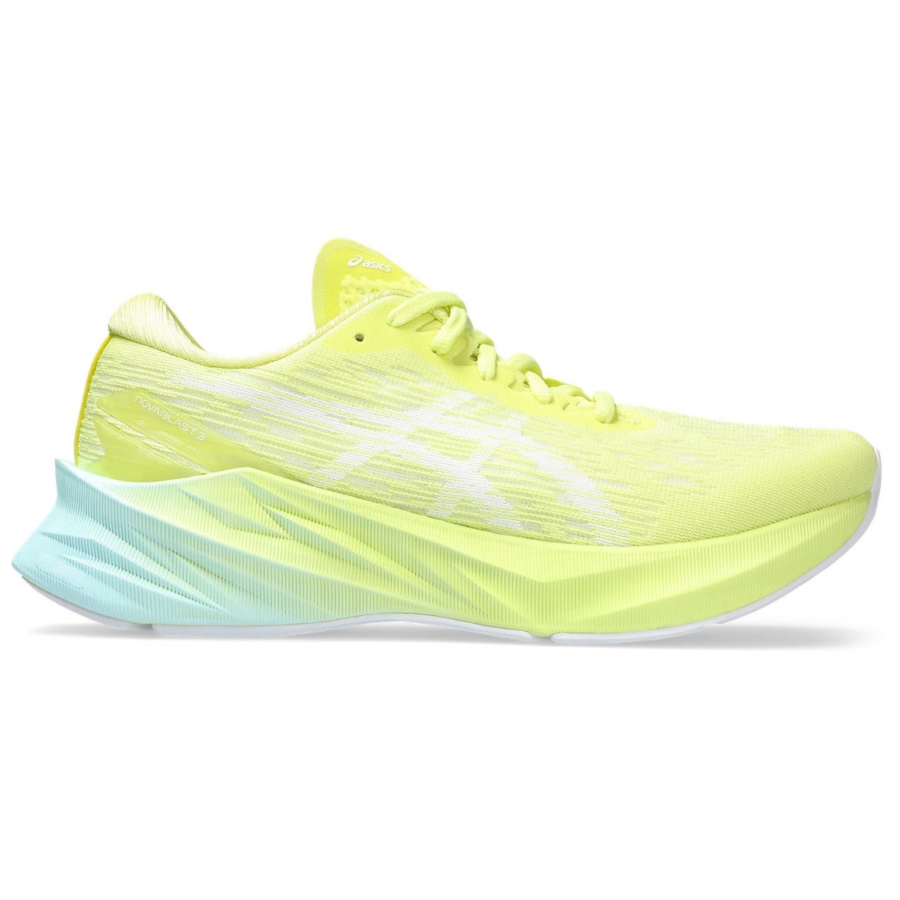 Asics NovaBlast 3 - Womens Running Shoes - Glow Yellow/White | Sportitude