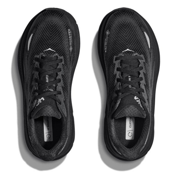 Hoka Clifton 9 GTX - Mens Running Shoes - Black/Black