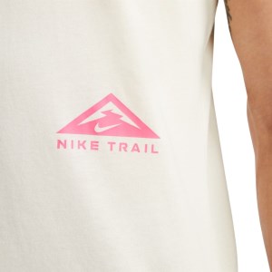 Nike Dri-Fit Mens Trail Running T-Shirt - Coconut Milk