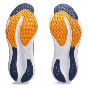 Asics Gel Nimbus 26 - Mens Running Shoes - Sheet Rock/Thunder Blue