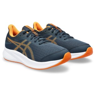 Asics Patriot 13 GS - Kids Running Shoes - French Blue/Bright Orange