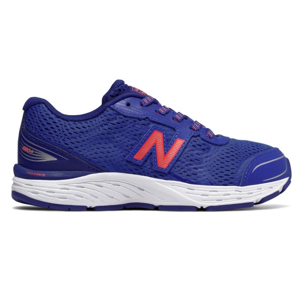 New Balance 680v5 - Kids Running Shoes - Pacific/Dynamite