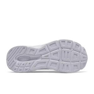 New Balance 680v6 Uniform Velcro - Kids Running Shoes - White