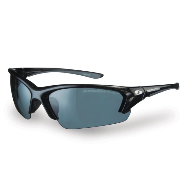 Sunwise Canary Wharf Polarised Sports Sunglasses - Black/Grey