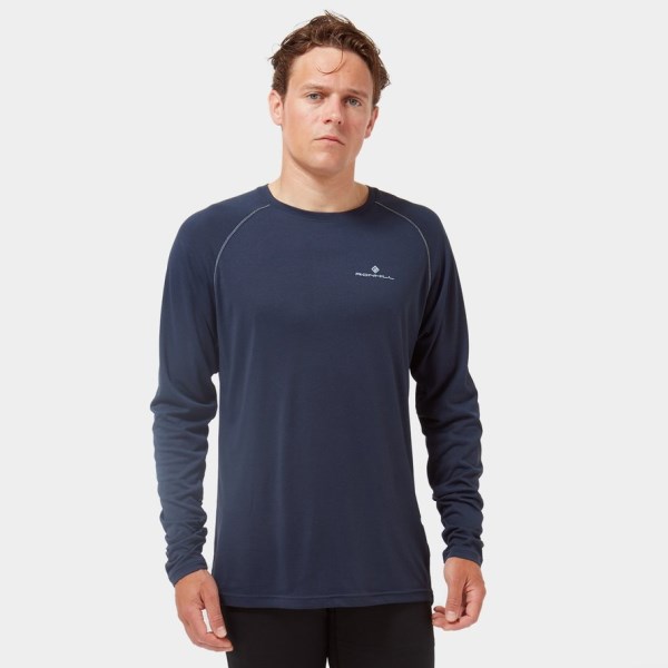 Ronhill Core Mens Long Sleeve Running T-Shirt - Deep Navy