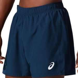 Asics Silver 5 Inch Mens Running Shorts - French Blue