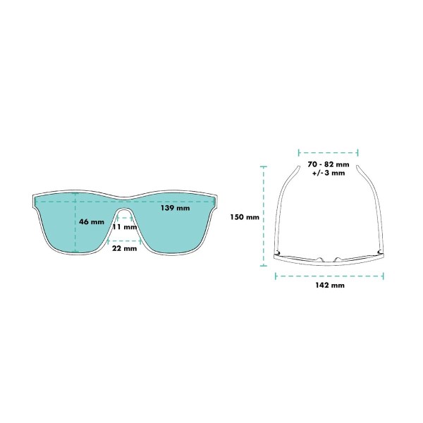 Goodr The VRG Polarised Sports Sunglasses - Naeon Flux Capacitor