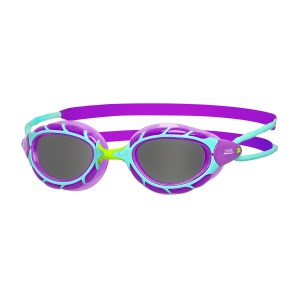 Zoggs Predator Junior - Kids Swimming Goggles - Purple/Blue/Smoke