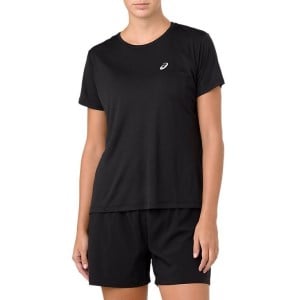 Asics Silver Womens Short Sleeve Running T-Shirt