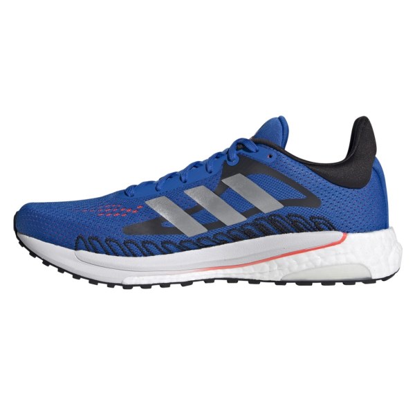Adidas SolarGlide 3 - Mens Running Shoes - Football Blue/Silver Metal/Solar Red
