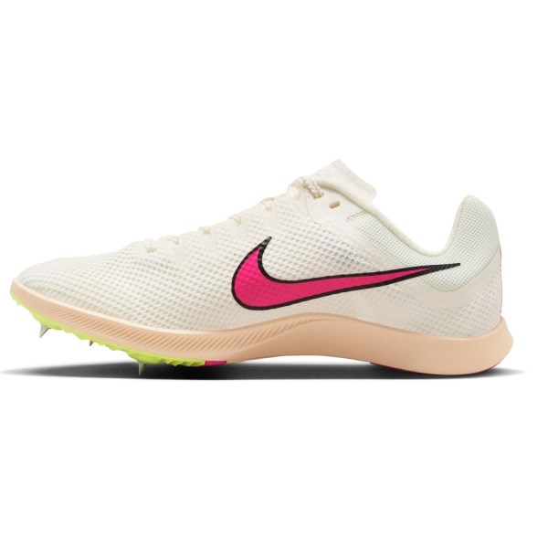 Nike Zoom Rival Distance - Unisex Track Running Spikes - Sail/Fierce Pink/Light Lemon